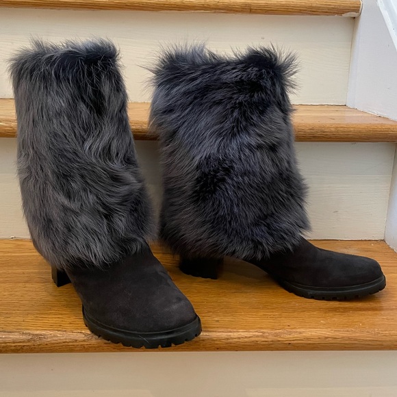 Stuart Weitzman Wn´s Sz 7.5 Blizzard Shearling w/Fur...